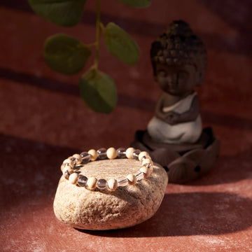 Tulsi & Clear Quartz Bracelet