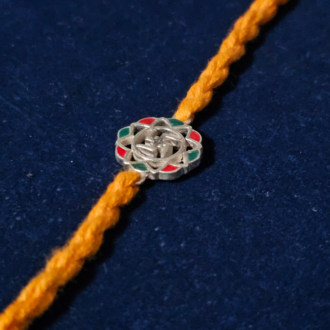 925 Silver Swastik Rakhi