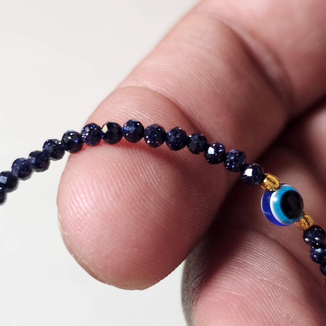 Blue Goldstone Bracelet