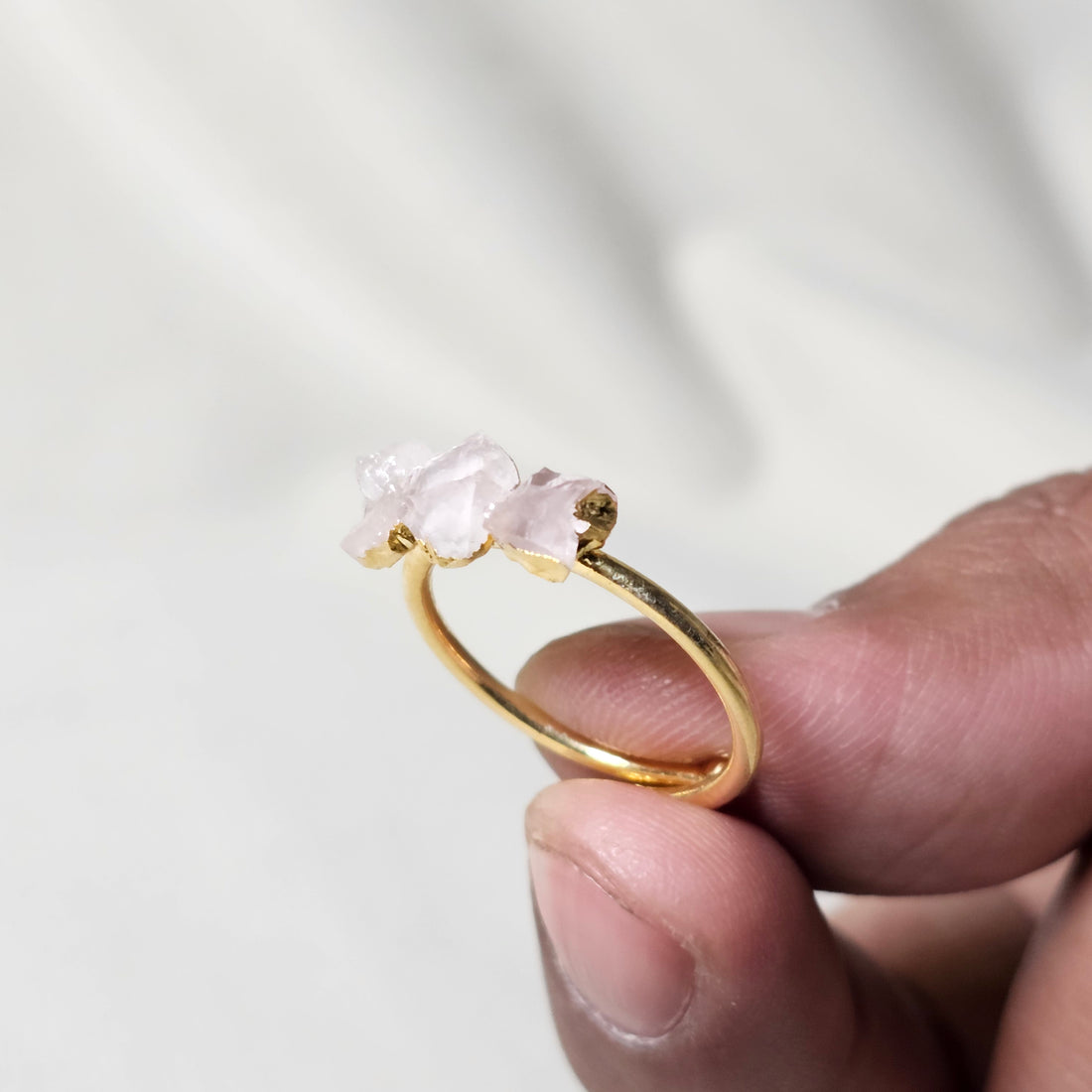 Rose Quartz Ring