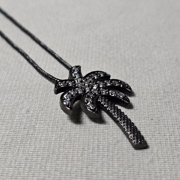 Money Palm Pendant (BLACK)