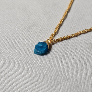 Blue Apatite Pendant