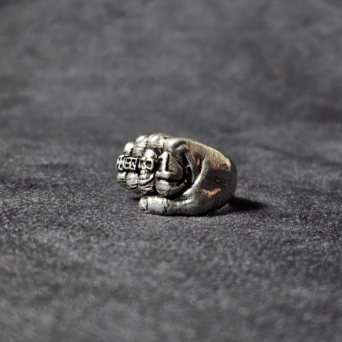 Red Fist Rings Iron Fist Ring - Bold Statement Ring for Men | craftNyou
