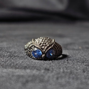 Void Raven Ring (Obsidian Eyes)