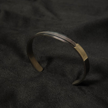 Texture Silver Cuff Bracelet