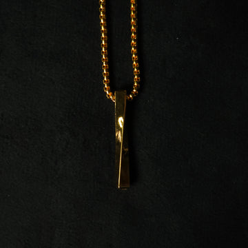 Sleek Bar Pendant Gold