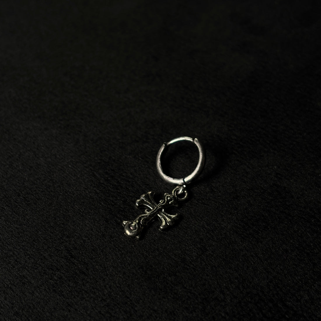 Cross Hoop (Silver)